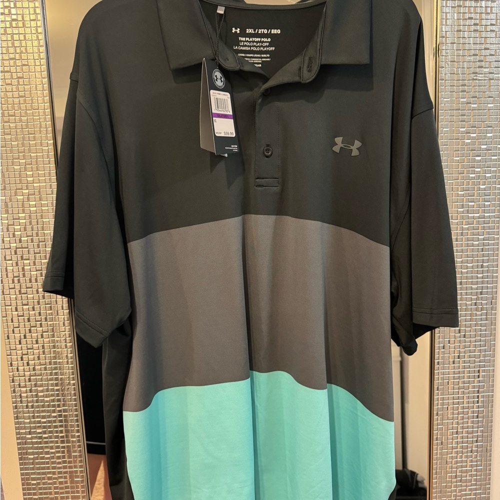 Men’s Under Armor polo NWT- XXL